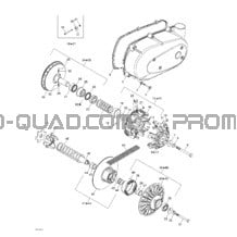 Poulie et Courroie pour Can-am Toutes les cylindrées 2004 Quest STD