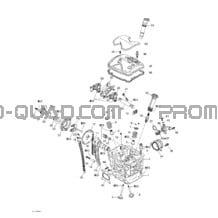 Culasse pour Can-am Toutes les cylindrées 2004 Quest XT