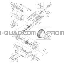 Système Entraînement Arrière pour Can-am Toutes les cylindrées 2004 Quest XT