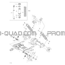 Suspension Arrière pour Can-am Toutes les cylindrées 2004 Quest XT