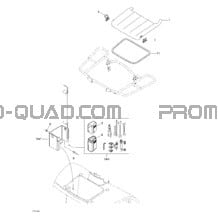 Compartiment Avant pour Can-am Toutes les cylindrées 2004 Quest XT