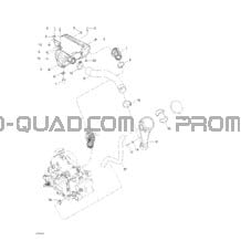 Silencieux Admission pour Can-am Toutes les cylindrées 2004 Rally 175