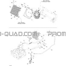 Système De Refroidissement pour Can-am Toutes les cylindrées 2004 Traxter Auto Std & XT