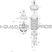 Embrayage pour Can-am Toutes les cylindrées 2004 Traxter Auto Std & XT