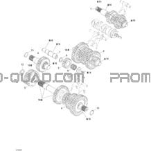 Poulie Menée pour Can-am Toutes les cylindrées 2004 Traxter Auto Std & XT