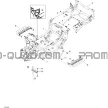 Châssis pour Can-am Toutes les cylindrées 2004 Traxter Auto Std & XT