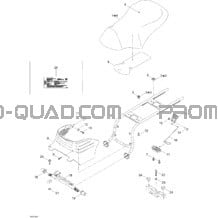 Siège pour Can-am Toutes les cylindrées 2004 Traxter Auto Std & XT