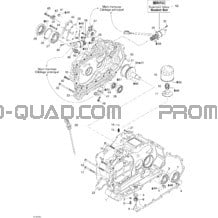 Carter Et Couvercle Embrayage pour Can-am Toutes les cylindrées 2004 Traxter Max Std & Max XT