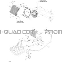 Système De Refroidissement pour Can-am Toutes les cylindrées 2004 Traxter Max Std & Max XT