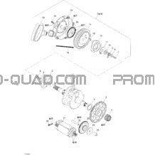 Démarreur À Rappel pour Can-am Toutes les cylindrées 2004 Traxter Max Std & Max XT