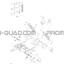 Suspension Arrière pour Can-am Toutes les cylindrées 2004 Traxter Max Std & Max XT