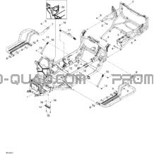 Châssis pour Can-am Toutes les cylindrées 2004 Traxter Max Std & Max XT