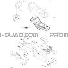 Siège pour Can-am Toutes les cylindrées 2004 Traxter Max Std & Max XT