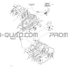 Carter Et Couvercle Embrayage pour Can-am Toutes les cylindrées 2004 Traxter XL