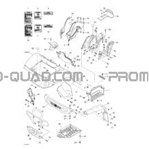 Carrosserie Et Accessoires pour Can-am Toutes les cylindrées 2004 Traxter XL