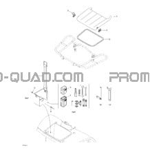 Compartiment Avant pour Can-am Toutes les cylindrées 2004 Traxter XL