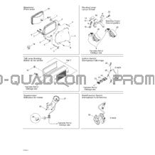 Accessoires Électriques pour Can-am Toutes les cylindrées 2004 Traxter XL