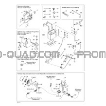 Batterie Et Accessoires Électriques pour Can-am Toutes les cylindrées 2004 Traxter XL