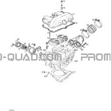 Culasse pour Can-am Toutes les cylindrées 2005 DS 650 DS 650 X