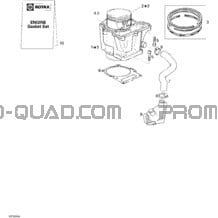 Cylindre pour Can-am Toutes les cylindrées 2005 DS 650 DS 650 X