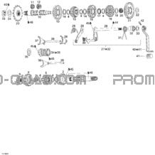 Changement De Rapports pour Can-am Toutes les cylindrées 2005 DS 650 DS 650 X