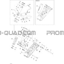 Suspension Arrière pour Can-am Toutes les cylindrées 2005 DS 650 DS 650 X