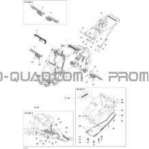 Châssis pour Can-am Toutes les cylindrées 2005 DS 650 DS 650 X