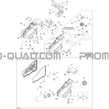 Admission Air pour Can-am Toutes les cylindrées 2005 Outlander 330 400 STD 2 X 4
