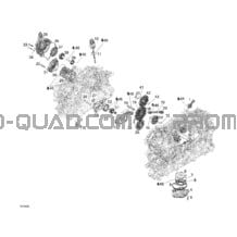 Lubrification Moteur pour Can-am Toutes les cylindrées 2005 Outlander 400 XT 4 X 4