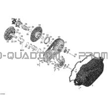 Poulie Menée pour Can-am Toutes les cylindrées 2005 Outlander 400 XT 4 X 4