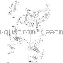 Suspension Avant pour Can-am Toutes les cylindrées 2005 Outlander 400 XT 4 X 4