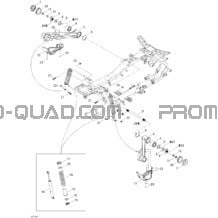 Suspension Arrière pour Can-am Toutes les cylindrées 2005 Outlander 400 XT 4 X 4