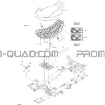 Siège pour Can-am Toutes les cylindrées 2005 Outlander 400 XT 4 X 4