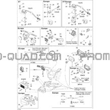 Accessoires Électriques pour Can-am Toutes les cylindrées 2005 Outlander 400 XT 4 X 4