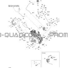 Moteur Et Support Moteur pour Can-am Toutes les cylindrées 2005 Outlander MAX 400