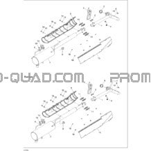 Système Échappement pour Can-am Toutes les cylindrées 2005 Outlander MAX 400
