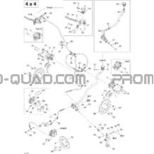 Freins pour Can-am Toutes les cylindrées 2005 Outlander MAX 400