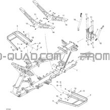 Châssis pour Can-am Toutes les cylindrées 2005 Outlander MAX 400