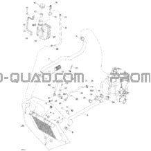 Système Refroidissement pour Can-am Toutes les cylindrées 2005 Rally 175
