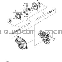 Engrenage de Différentiel pour Can-am Toutes les cylindrées 2005 Sarasota 1000