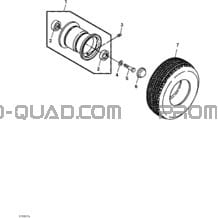 Roues Et Pneus Avants pour Can-am Toutes les cylindrées 2005 Sarasota 1000
