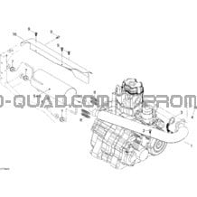 Système Échappement pour Can-am Toutes les cylindrées 2005 Traxter 5 Speed