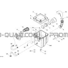 Admission Air pour Can-am Toutes les cylindrées 2005 Traxter 5 Speed