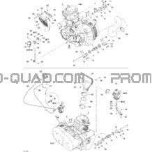 Moteur Et Support Moteur pour Can-am Toutes les cylindrées 2005 Traxter CVT (500