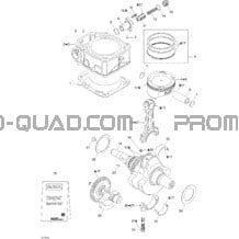 Vilebrequin pour Can-am Toutes les cylindrées 2005 Traxter CVT (500