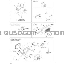 Accessoires Électriques pour Can-am Toutes les cylindrées 2005 Traxter CVT (500