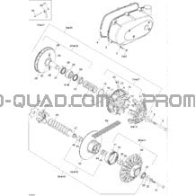 Courroie et Système Poulies du Moteur pour Can-am Toutes les cylindrées 2005 Traxter Max CVT 650