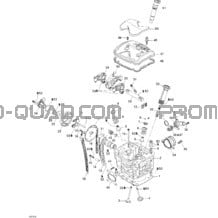 Culasse pour Can-am Toutes les cylindrées 2005 Traxter Max CVT 650