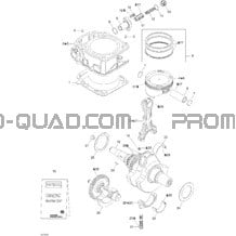 Vilebrequin pour Can-am Toutes les cylindrées 2005 Traxter Max CVT 650