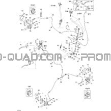Freins pour Can-am Toutes les cylindrées 2005 Traxter Max CVT 650